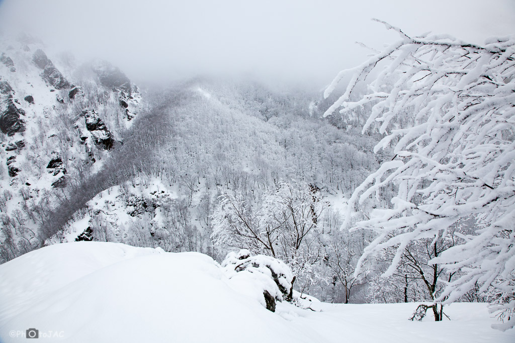 Ruta de las Brañas Teverganas en invierno